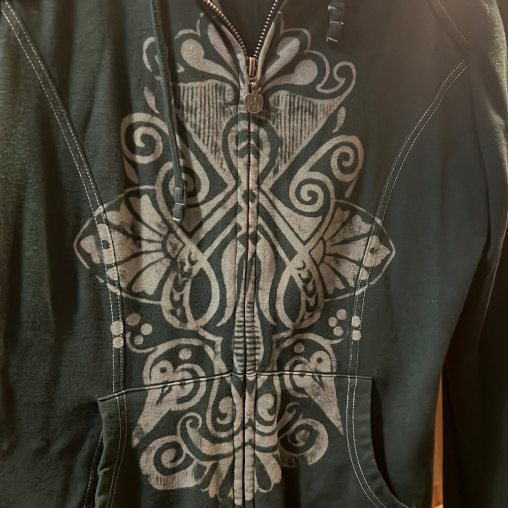 Bamboo Organic Green Apple Zip Hoodie